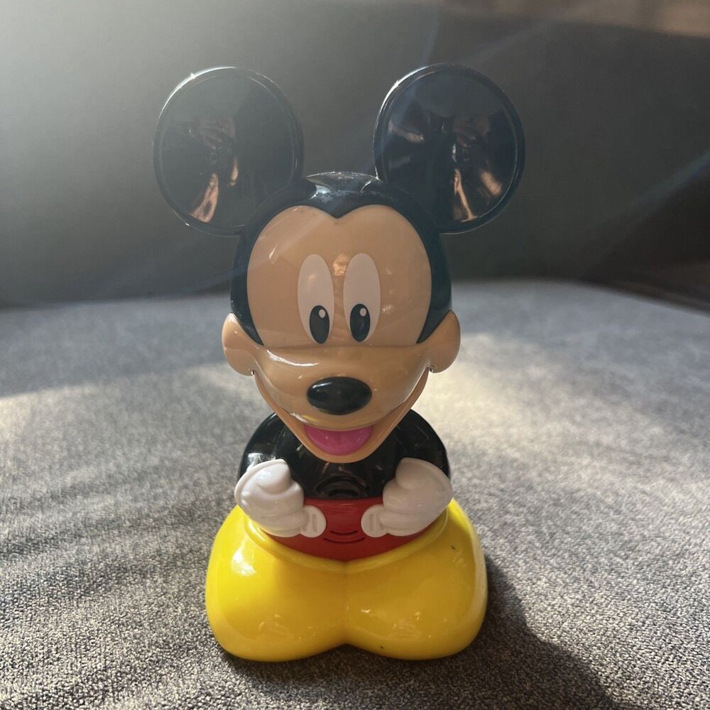 Vintage Hap-P-Kid Mickey Mouse Talking Flashlight‎ Works